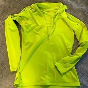 Long sleeve fleece lined Nike Quarter Zip womens Large